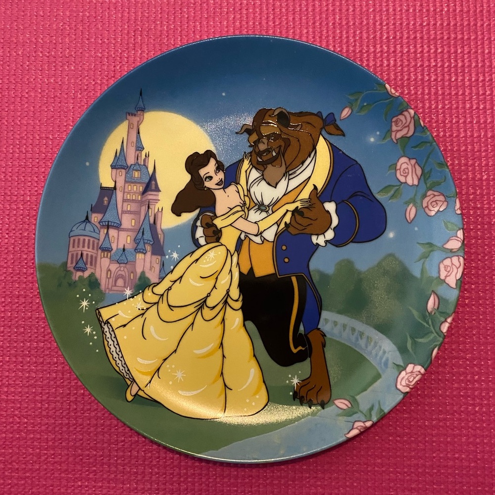 Collectible Beauty and the Beast Plate